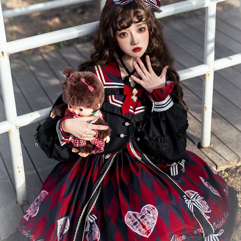 JSK&Coat set♥Ready to Ship♥Sweetheart Alice♥Sweet Lolita Dress
