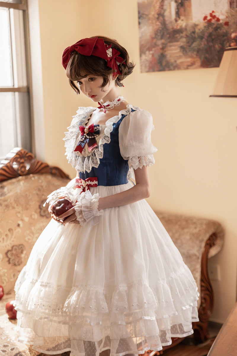 OP Dress♥Ready to Ship♥ White Snow Dance ♥ Sweet Lolita Dress