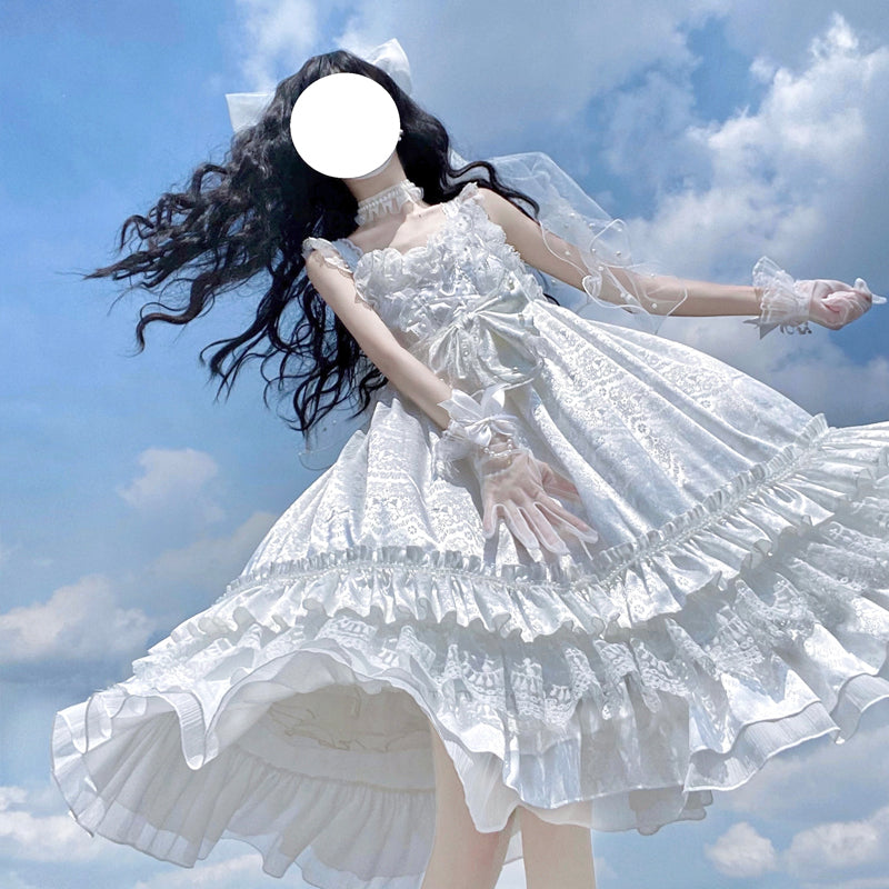 JSK Dress♥Ready to Ship♥ Icy moon ♥ Sweet Lolita Dress