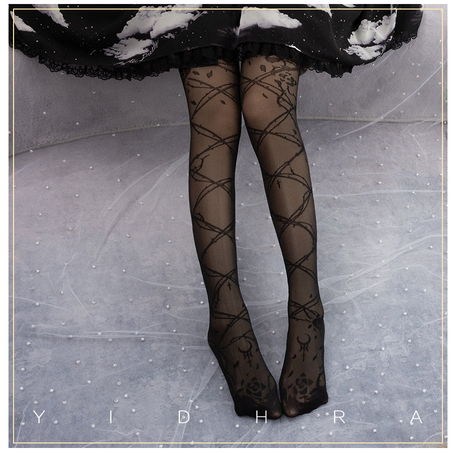 The Sleep Of Thorns Lolita Tights By Yidhra