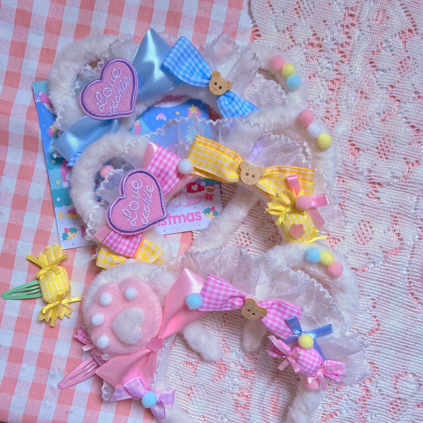 Handmade Sweet Bear Ears KC