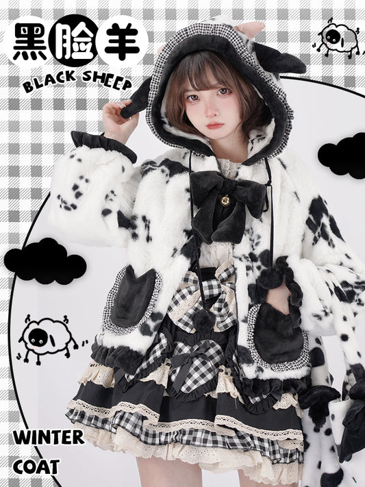 Winter Coats♥Ready to Ship♥Black Sheep♥Sweet Lolita