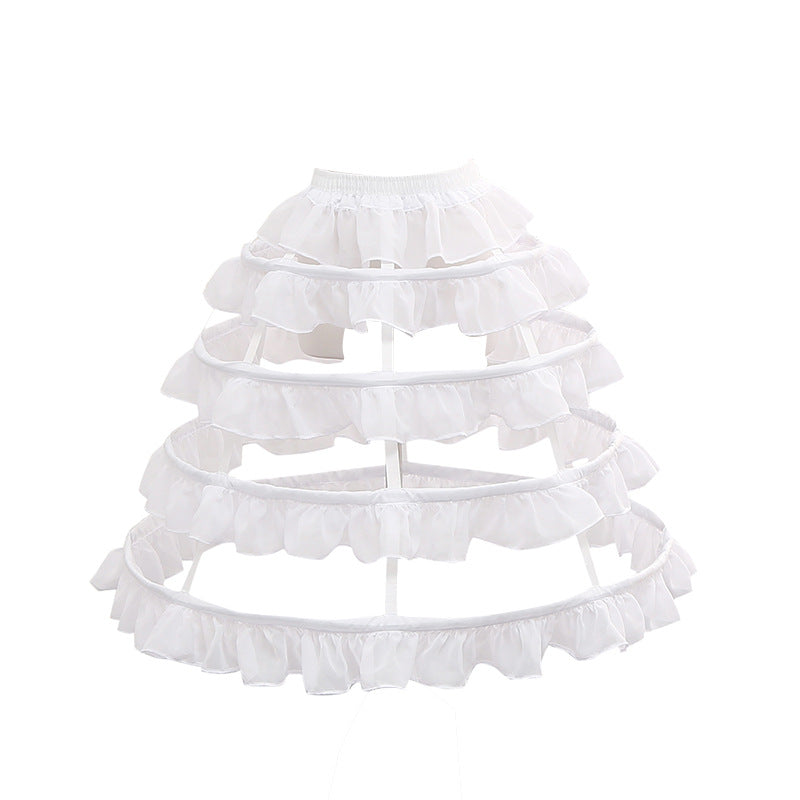 60cm Length Fluffy Lolita Dress Petticoat With Fish Bone