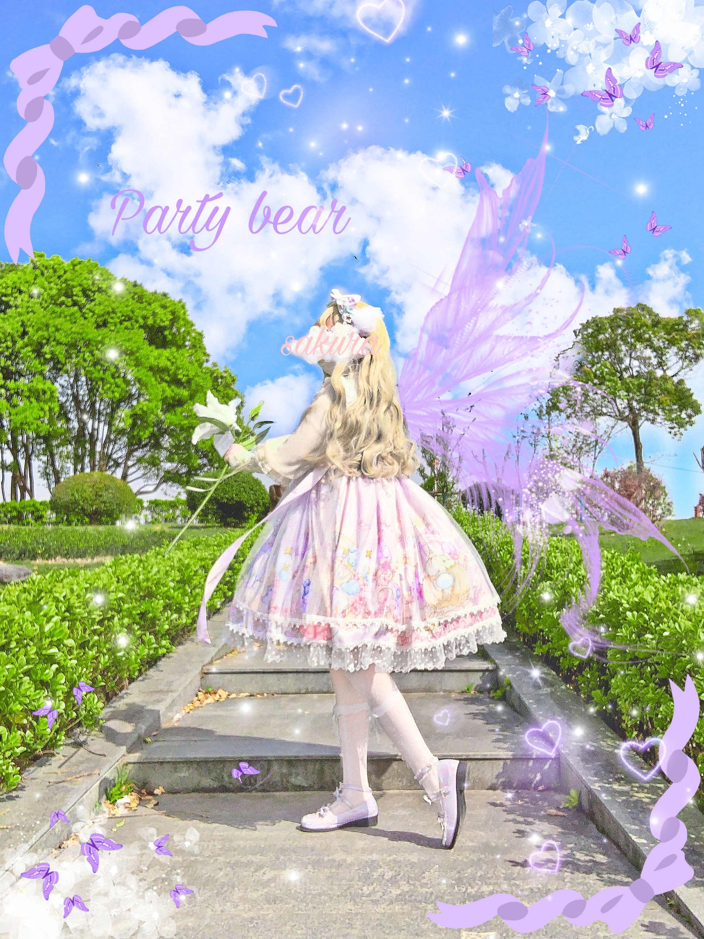 JSK Dress♥Ready to Ship♥Party Bear ♥ Sweet Lolita Dress