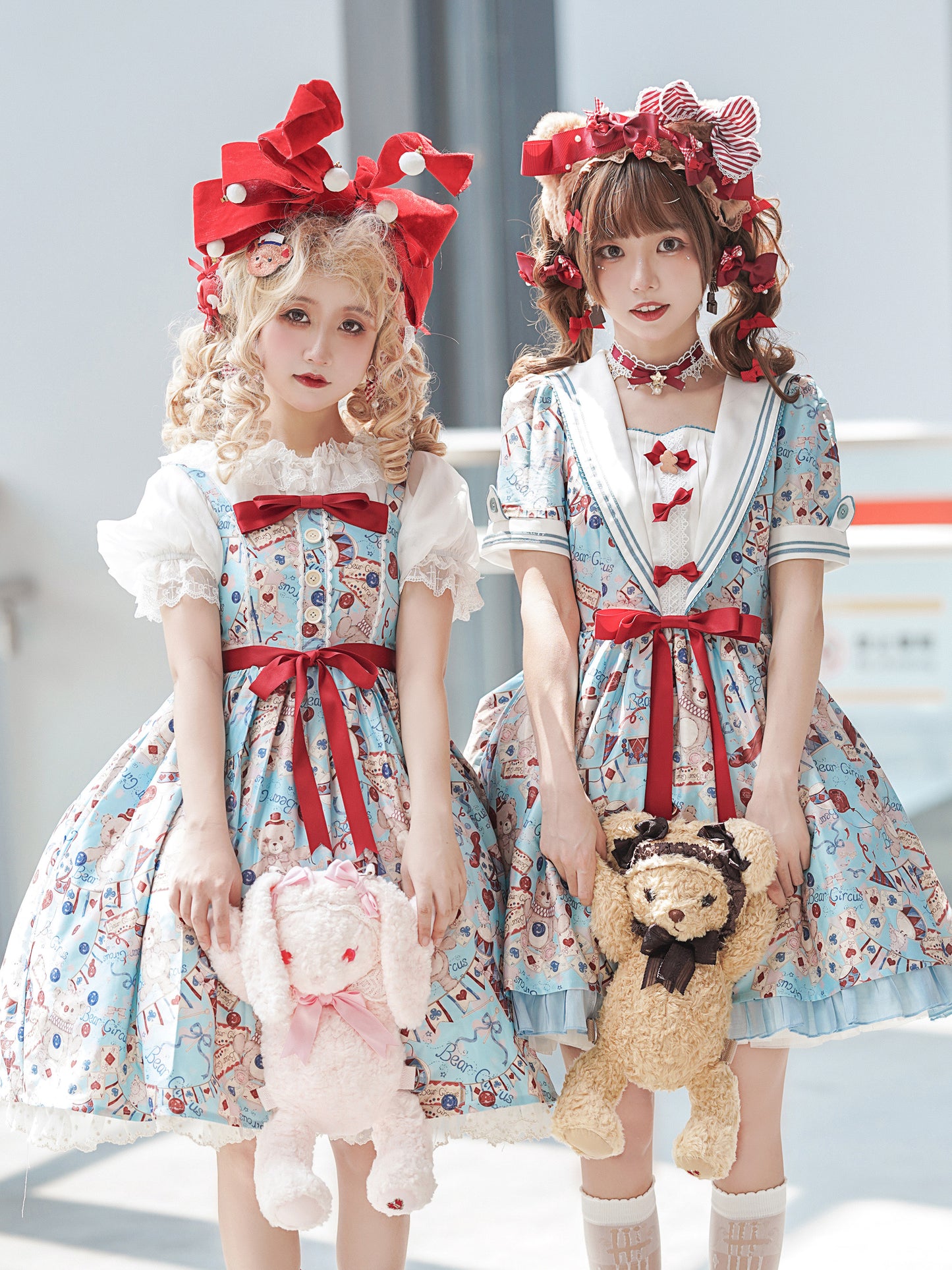 OP♥Ready to Ship♥Bear Circus♥Sweet Lolita Dress