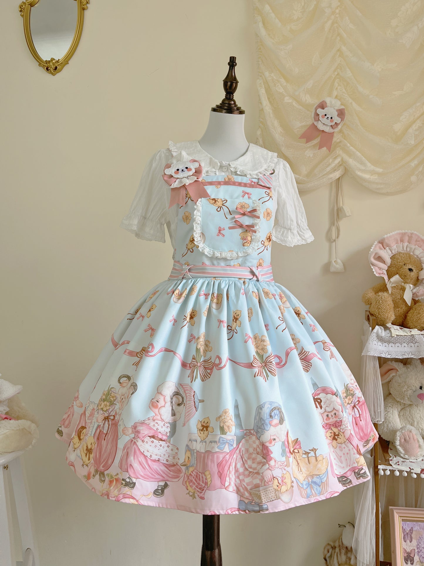 JSK ♥Ready to Ship♥ Sheep Waltz ♥Sweet Lolita Dress