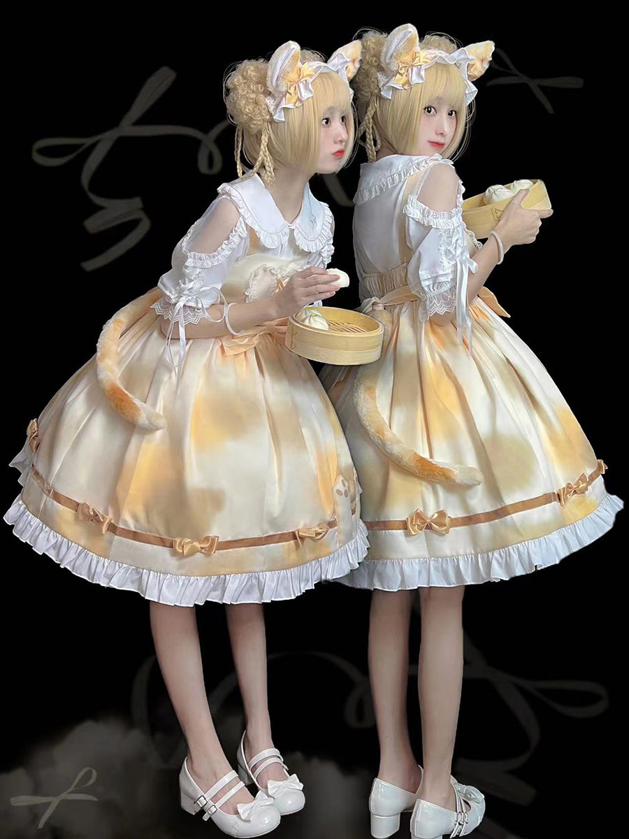 JSK ♥Ready to Ship♥Lazy Kitten♥Sweet Lolita Dress