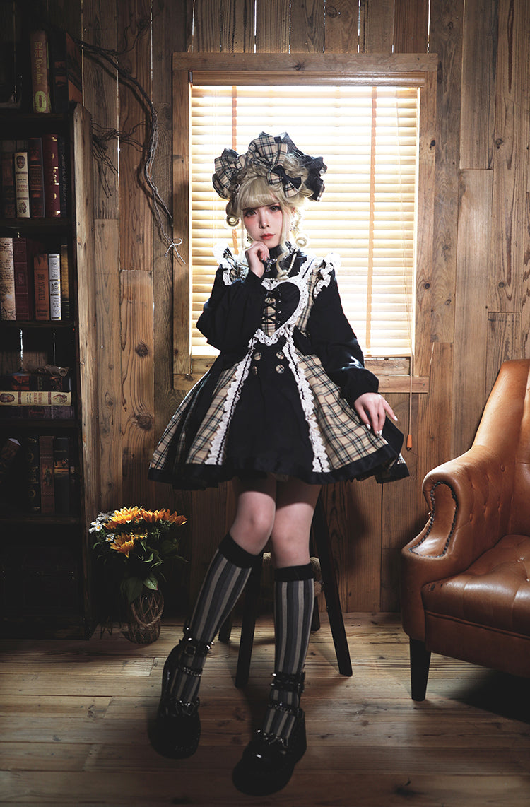 JSK ♥Ready to Ship♥ Anti gravity Bear Program ♥Gothic Lolita Dress