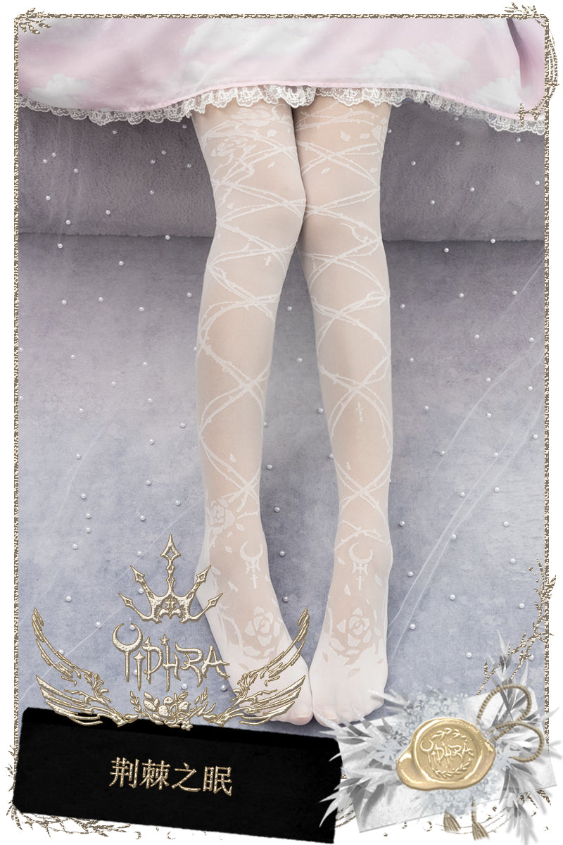 The Sleep Of Thorns Lolita Tights By Yidhra