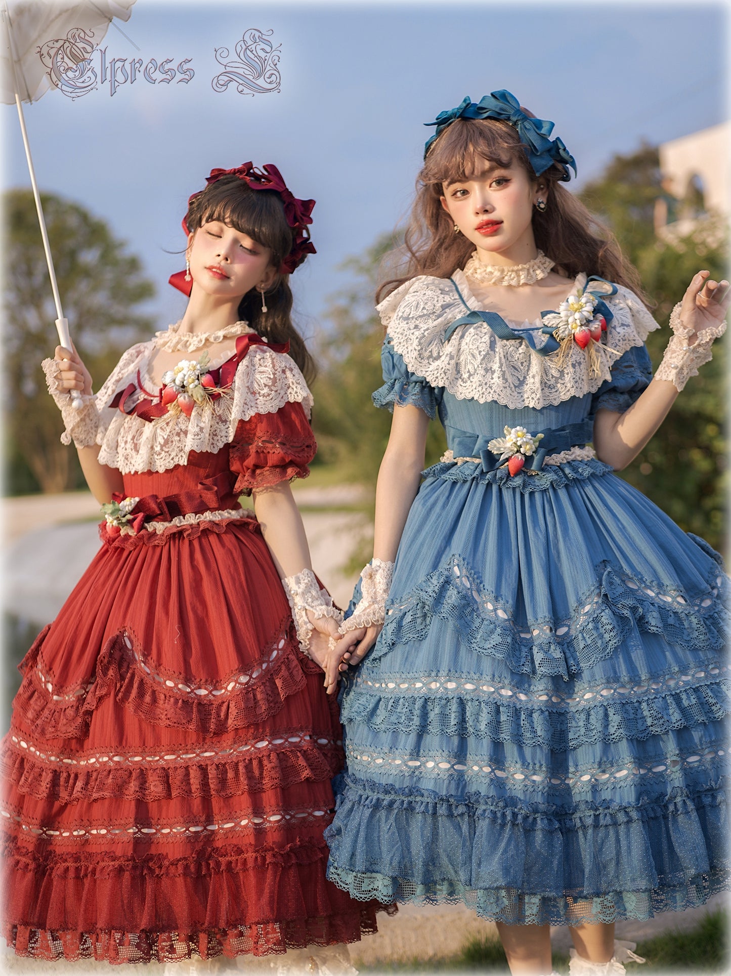 OP Dress Full Set♥Pre-order 3 months♥ Xingxiang Red Color ♥Sweet Lolita Dress