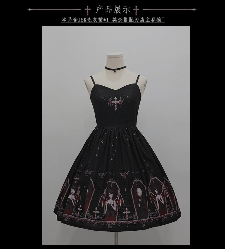 JSK Dress♥Ready to Ship♥Whisper of Night♥Gothic Lolita Dress