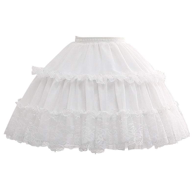 47cm Fluffy Lolita Dress Petticoat With Fish Bone