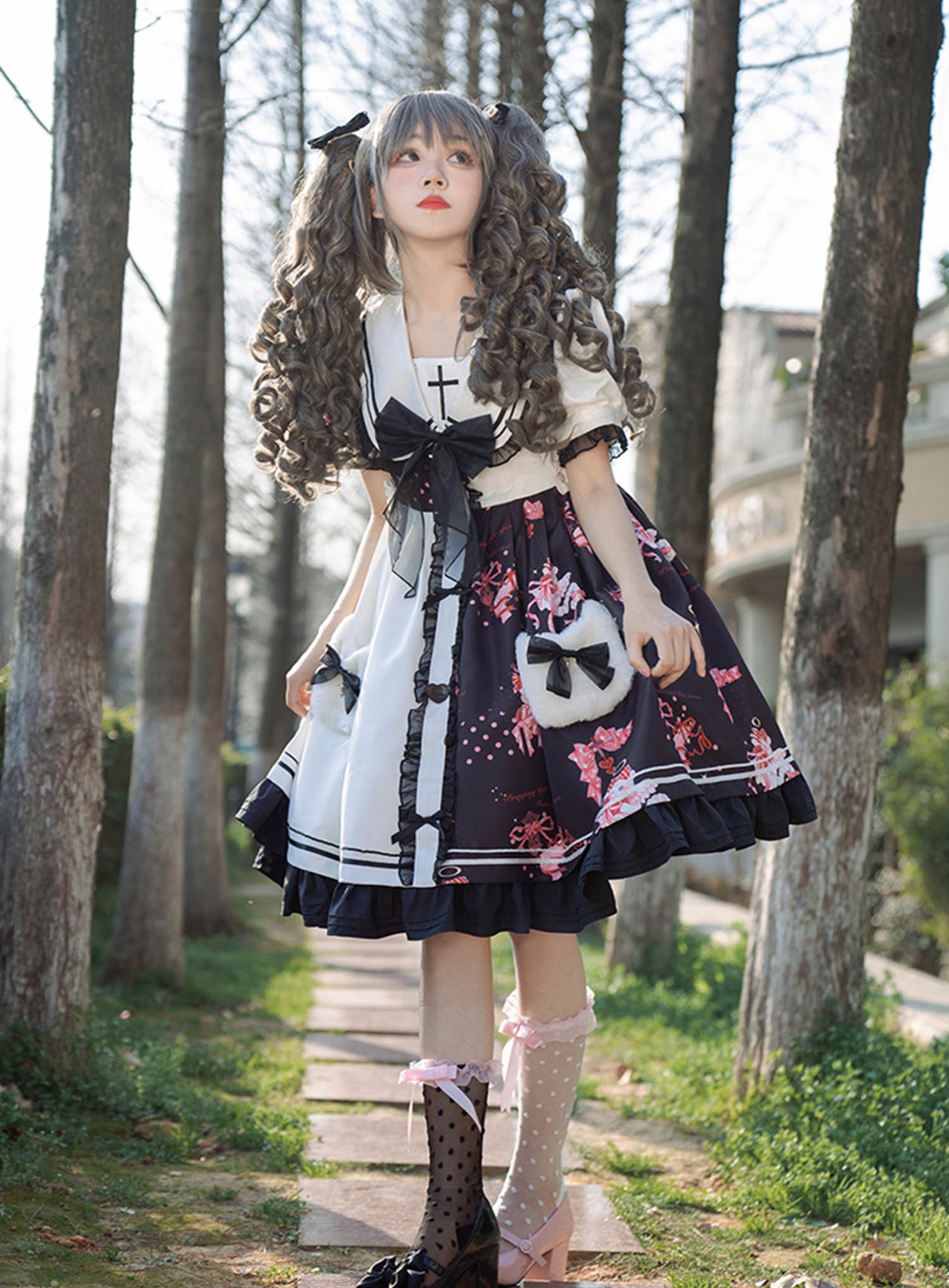OP Dress♥Ready to Ship♥ Strawberry Bear ♥Sweet Lolita Dress