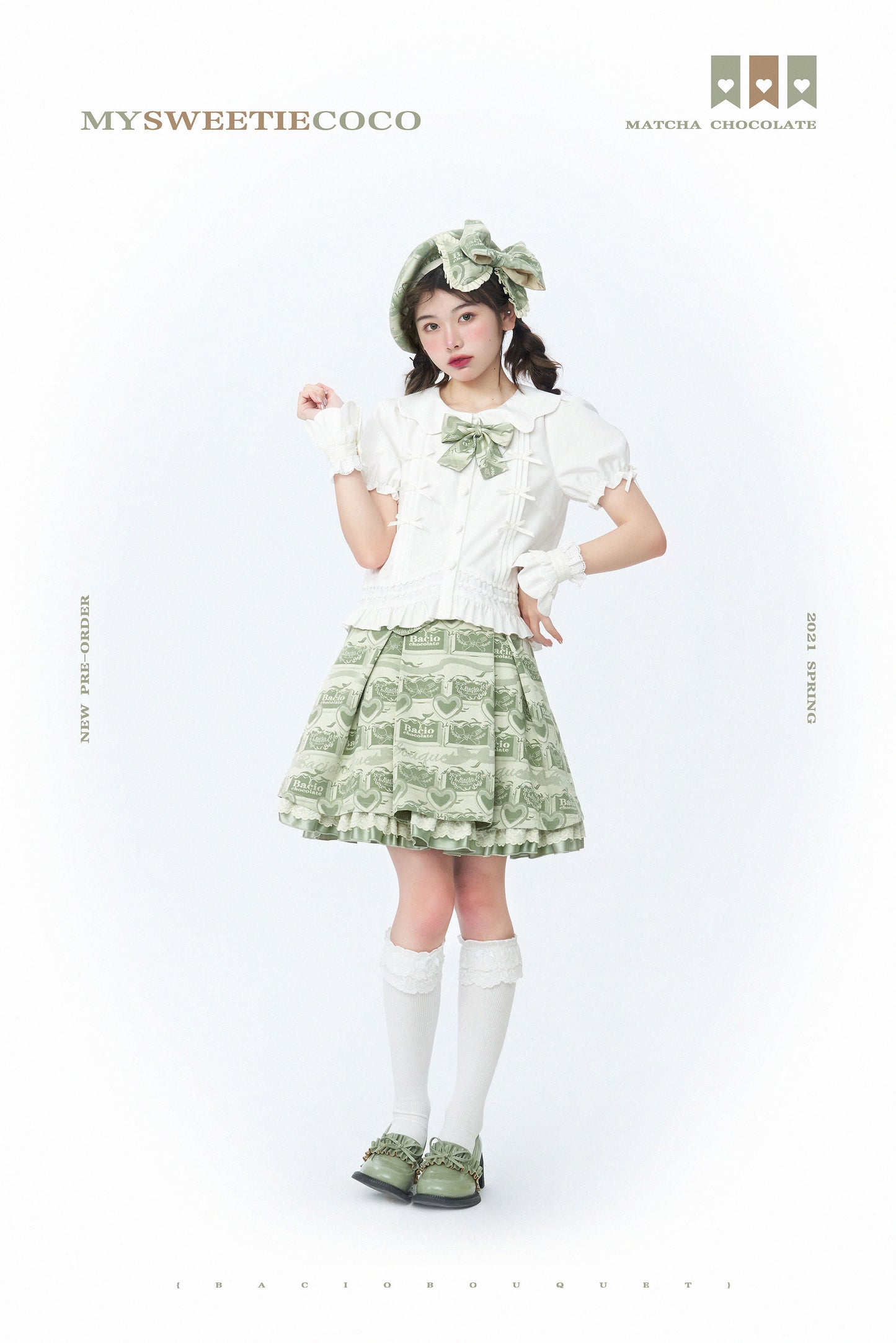 My Sweetie Coco Short Sleeve Blouse by BacioBouquet