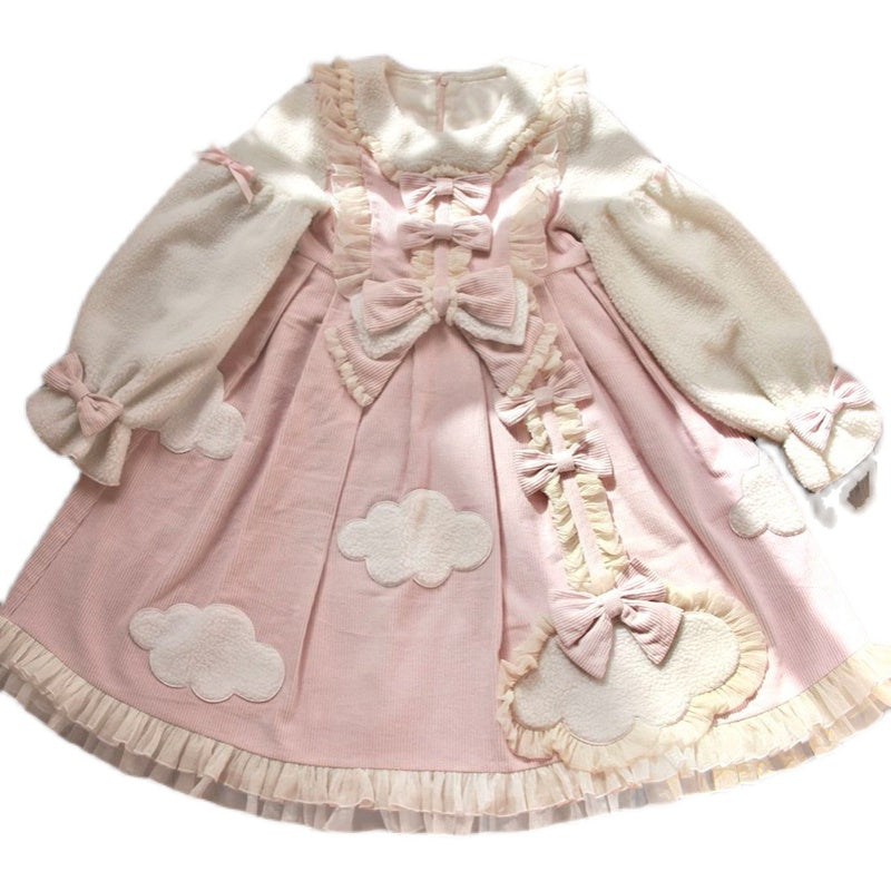 Plus Size♥OP Dress♥ Ready to Ship♥ Winter Cloud♥Sweet Lolita Dress