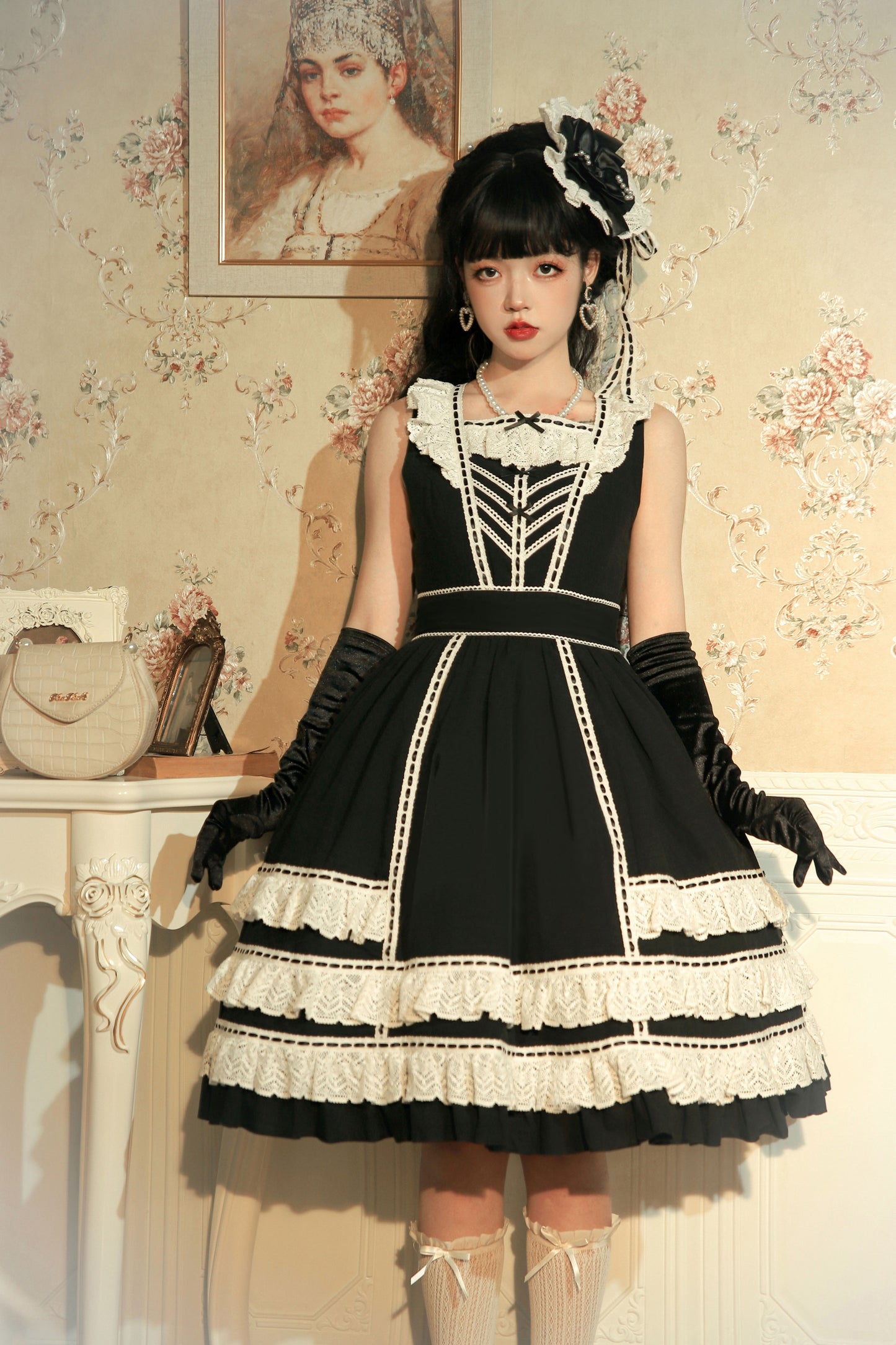 JSK♥Ready to Ship♥Heartbeat points♥Sweet Lolita Dress