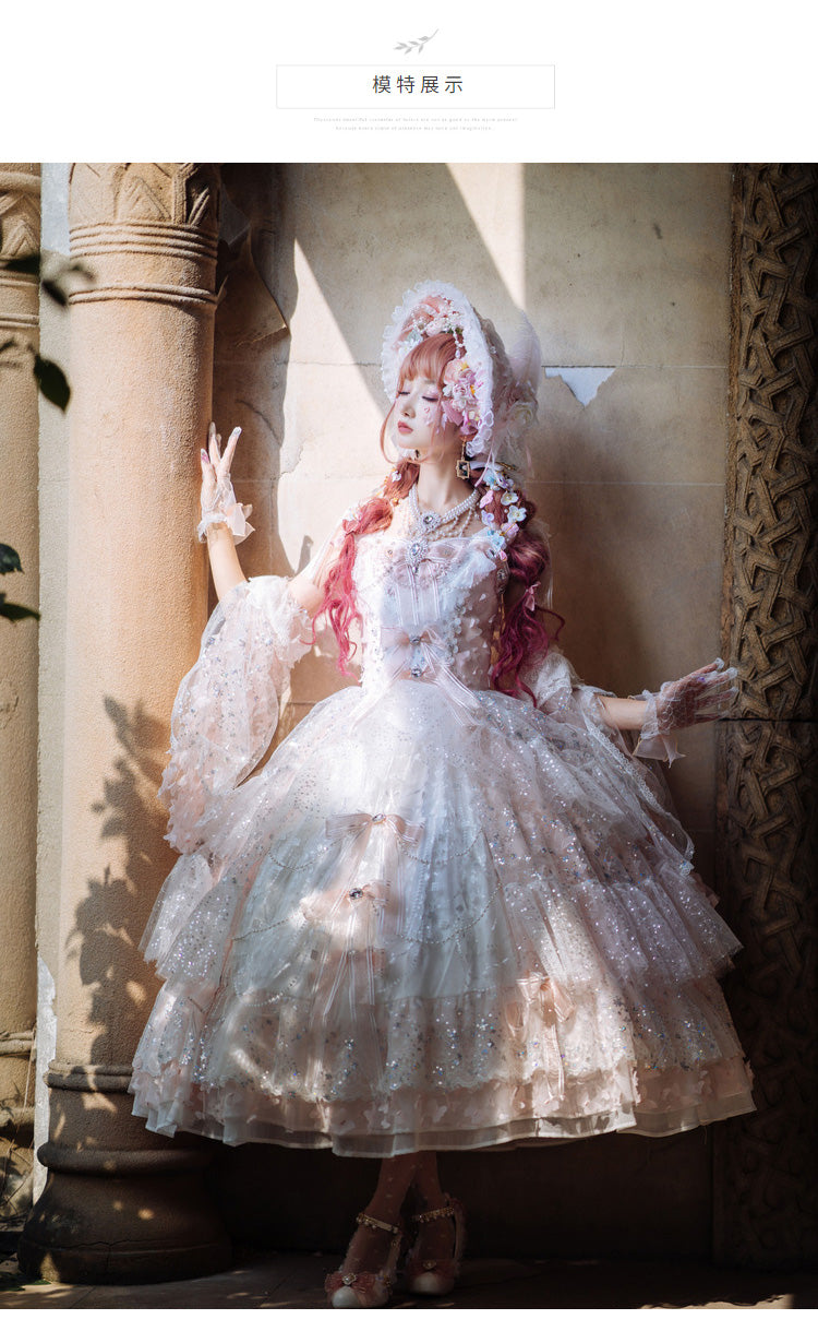 JSK Full Set ♥Ready to Ship♥Sakura Girls ♥Sweet Lolita Dress
