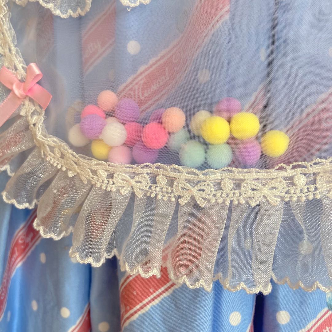 Handmade Sweet Transparent Apron With Bear Decoration