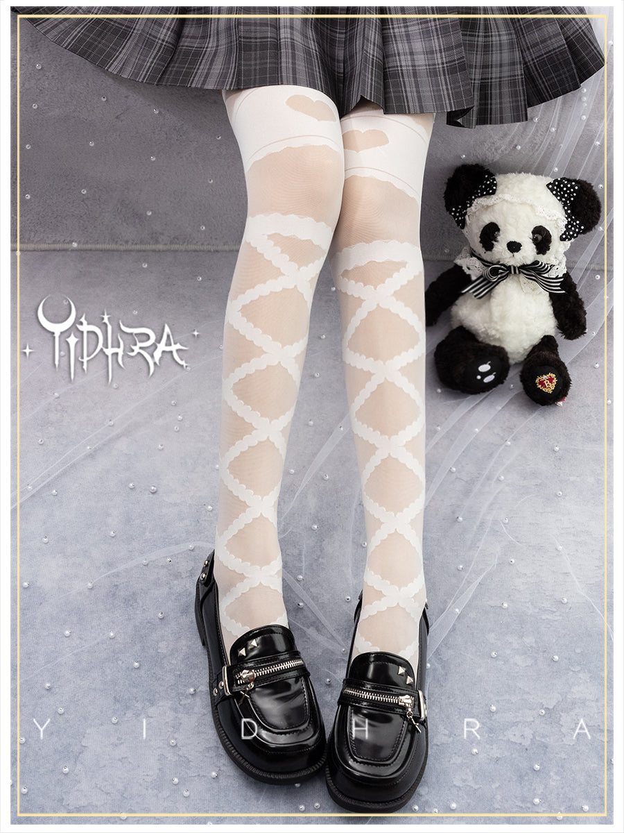 Ribbon Doll Lolita Tights By Yidhra