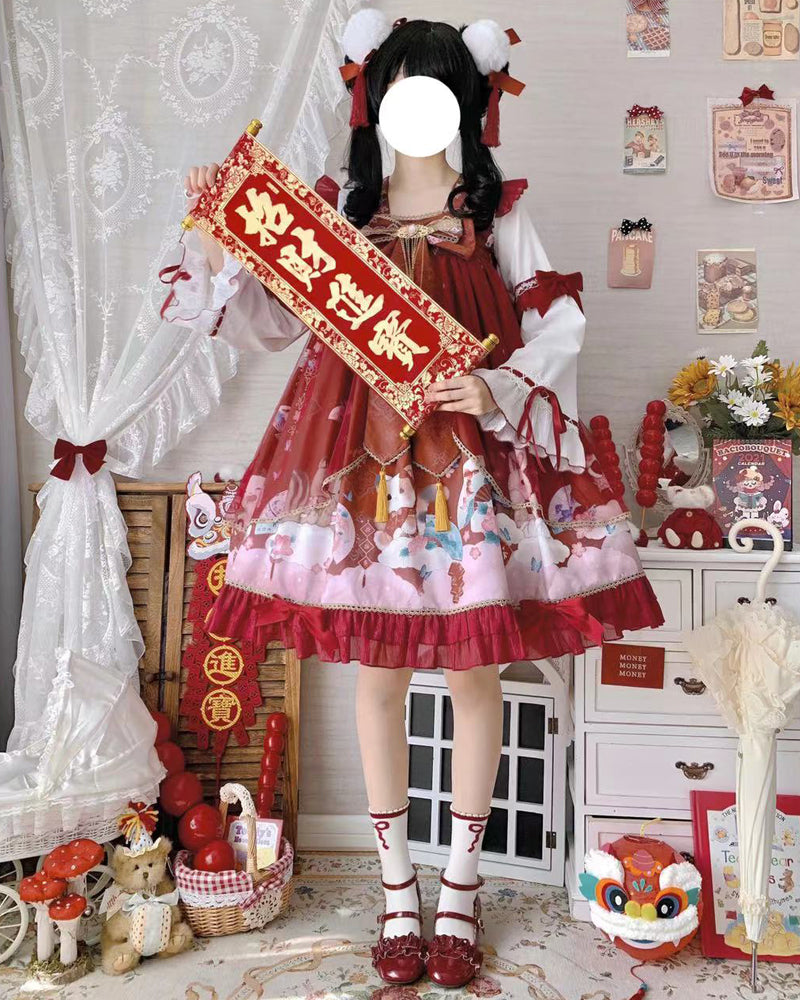 OP Dress♥Ready to Ship♥Beast Party ♥ Sweet Lolita Dress