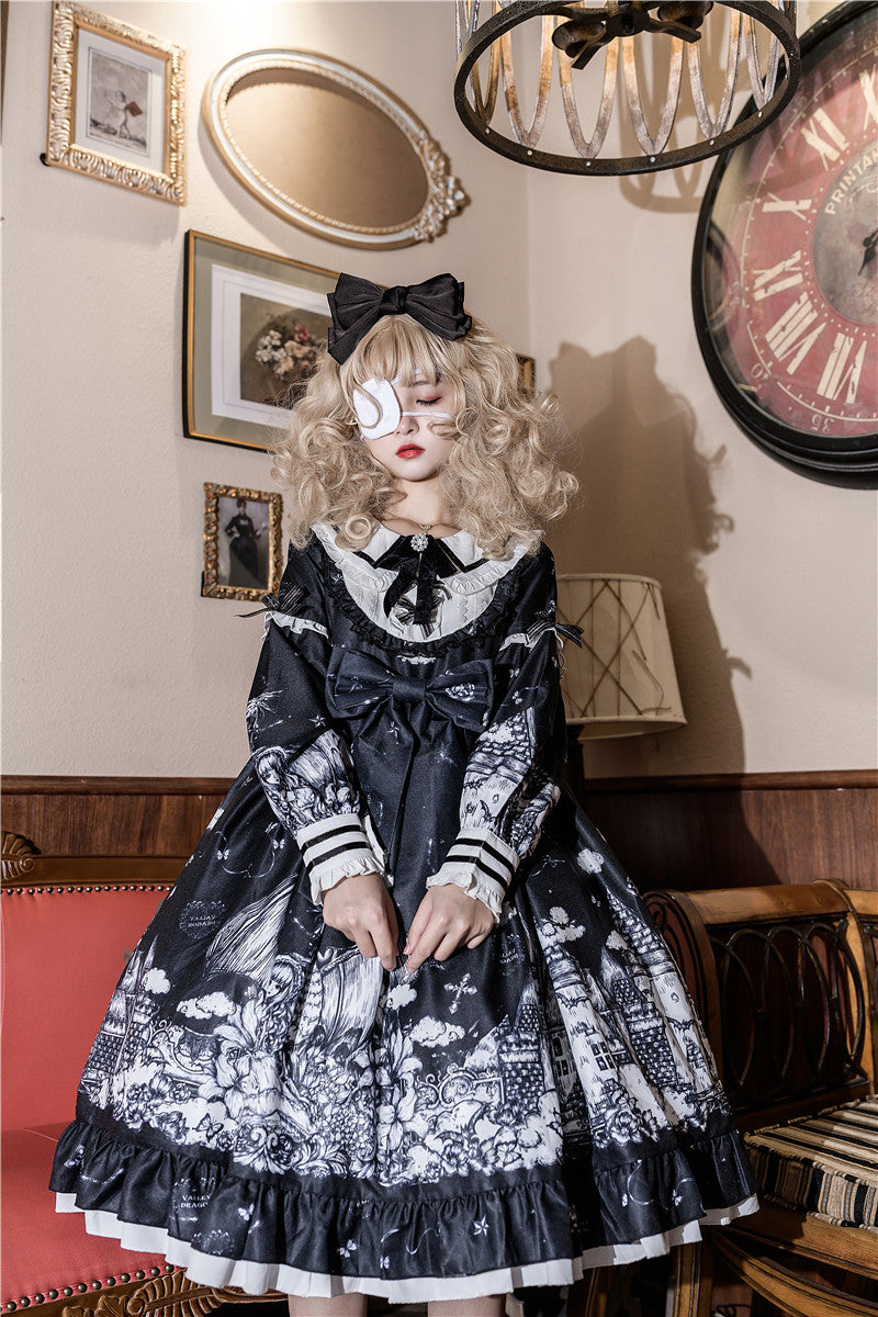 OP Dress♥Ready to Ship♥ Castle's Night ♥ Gothic Lolita Dress