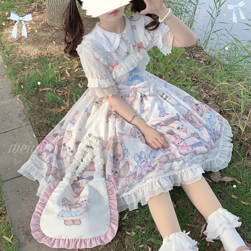 JSK Dress♥Ready to Ship♥Sweet Bear♥ Sweet Lolita Dress