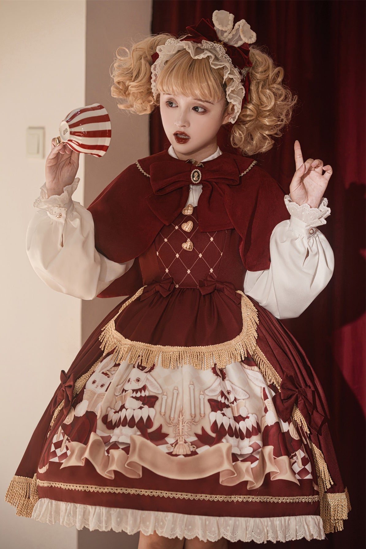 OP♥Ready to Ship♥Bunny Reading Club♥Lolita Dress