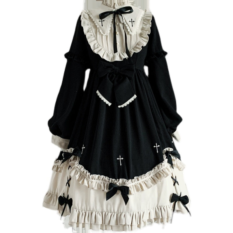 Plus Size♥OP♥Ready to Ship♥Sweet Lolita Long-sleeved Dress