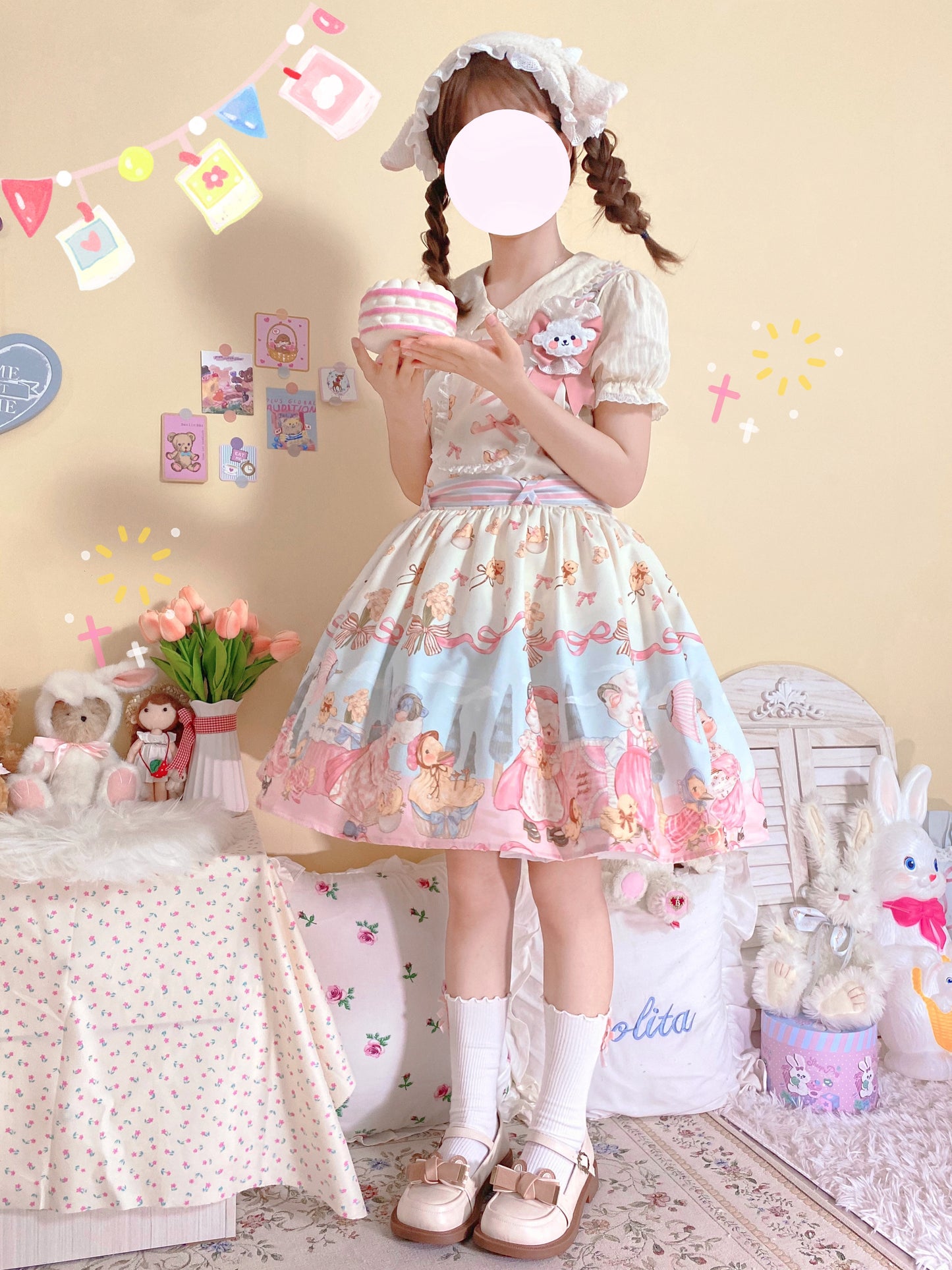 JSK ♥Ready to Ship♥ Sheep Waltz ♥Sweet Lolita Dress