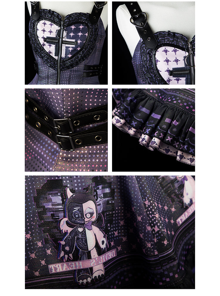 JSK ♥Ready to Ship♥Devil's Heart♥Gothic Lolita Dress
