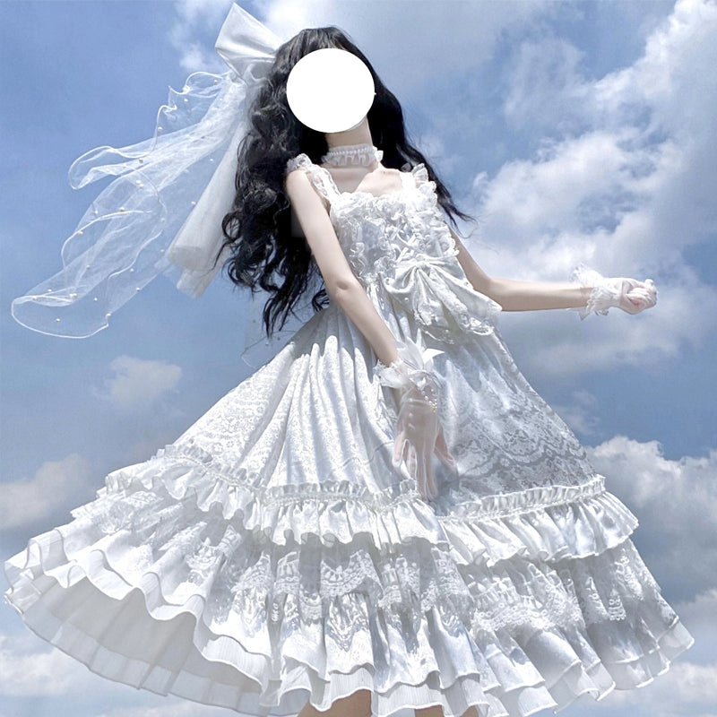 JSK Dress♥Ready to Ship♥ Icy moon ♥ Sweet Lolita Dress