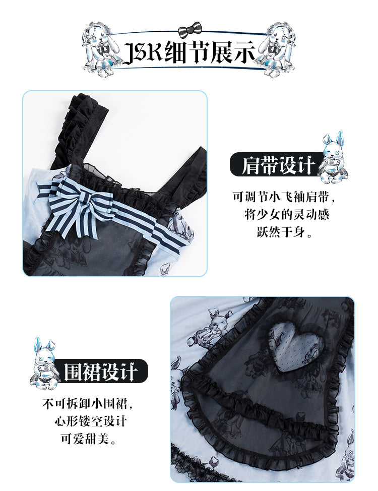 OP/ JSK♥ Ready to Ship♥Puppet Rabbit♥Sweet Lolita Dress