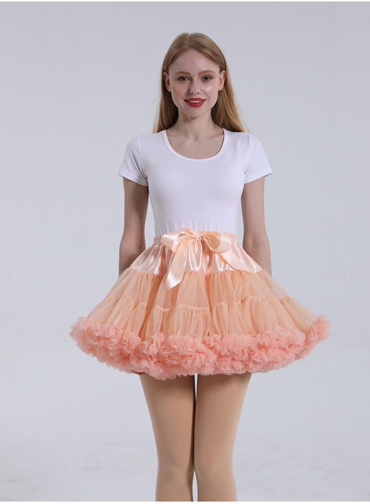 Daily 40cm Length Cloud Colorful Petticoat