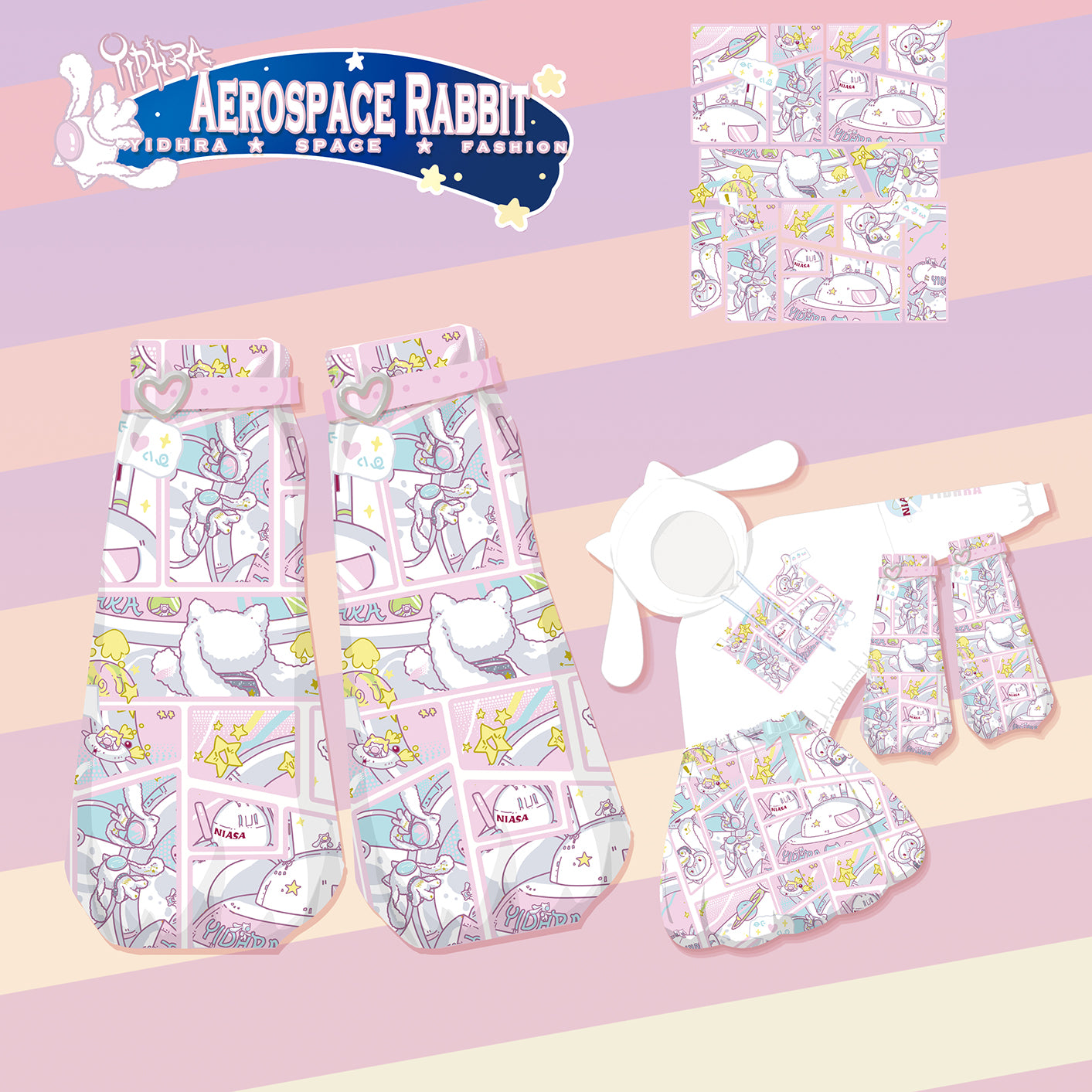 Aerospace Rabbit Socks By Yidhra
