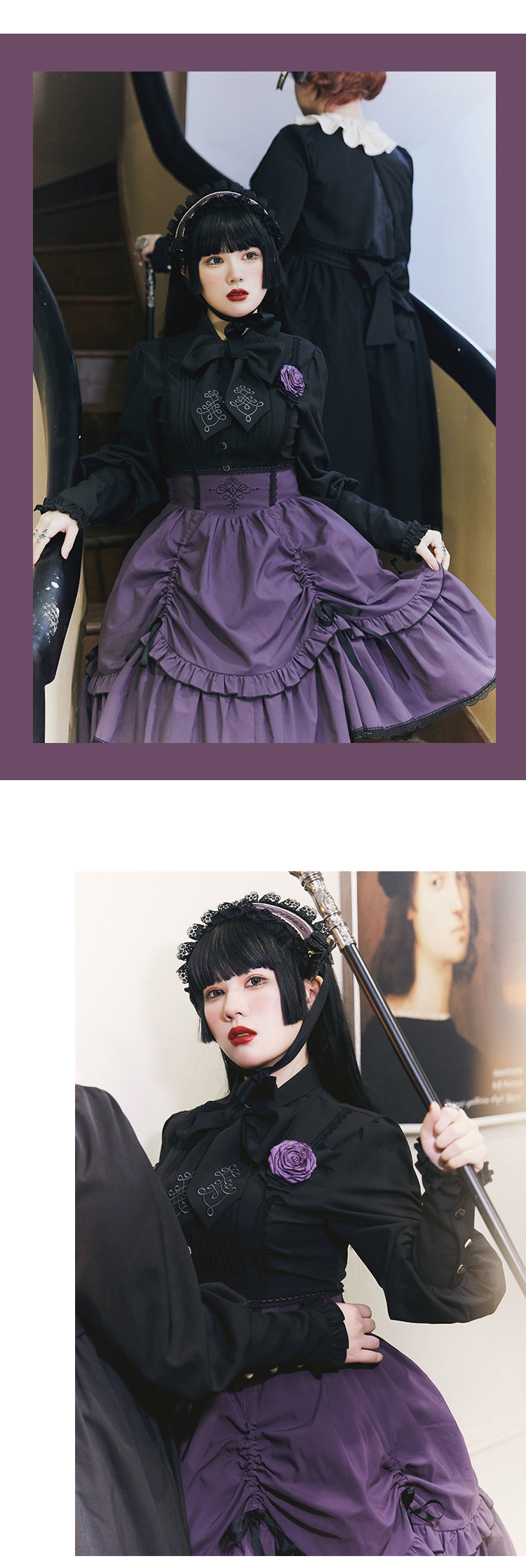 Plus Size♥Blouse♥Ready to Ship♥Chateau Margaux♥Gothic Lolita
