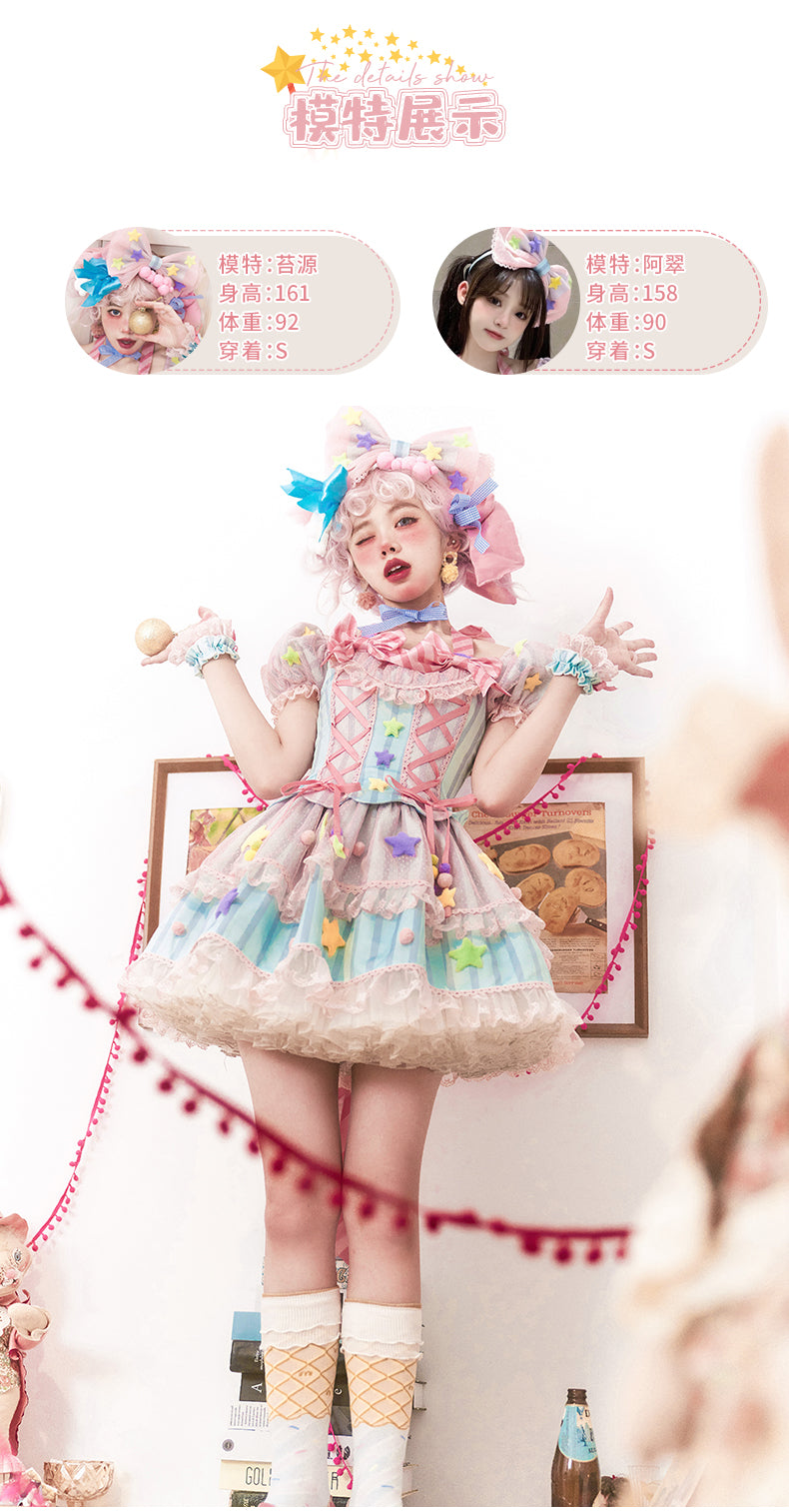 OP Dress Full Set♥Ready to Ship 1 Month♥ Sugar Magic ♥Sweet Lolita Dress