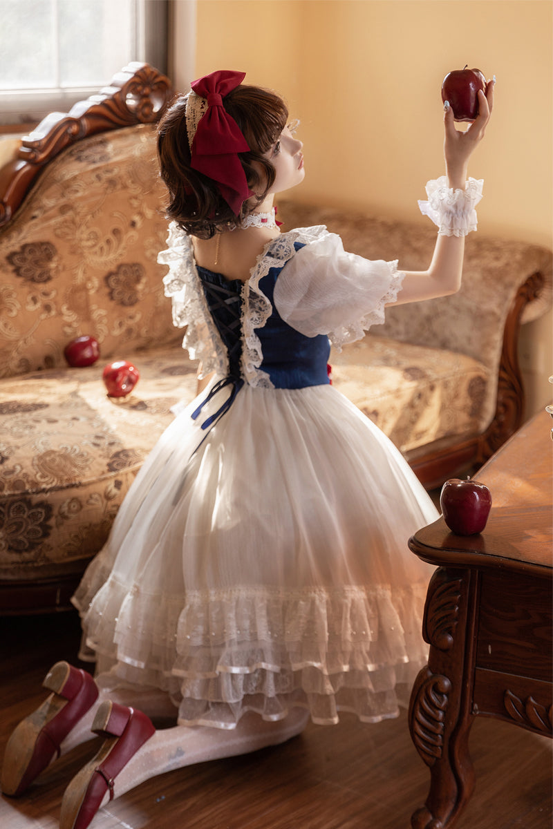 OP Dress♥Ready to Ship♥ White Snow Dance ♥ Sweet Lolita Dress