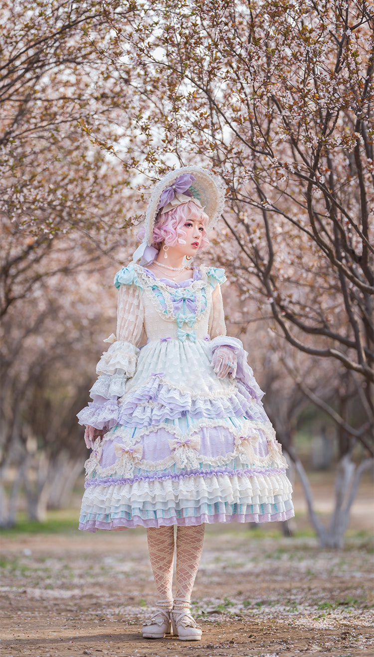 OP Dress ♥Ready to Ship♥Rainbow Bubble ♥Romantic Lolita Dress