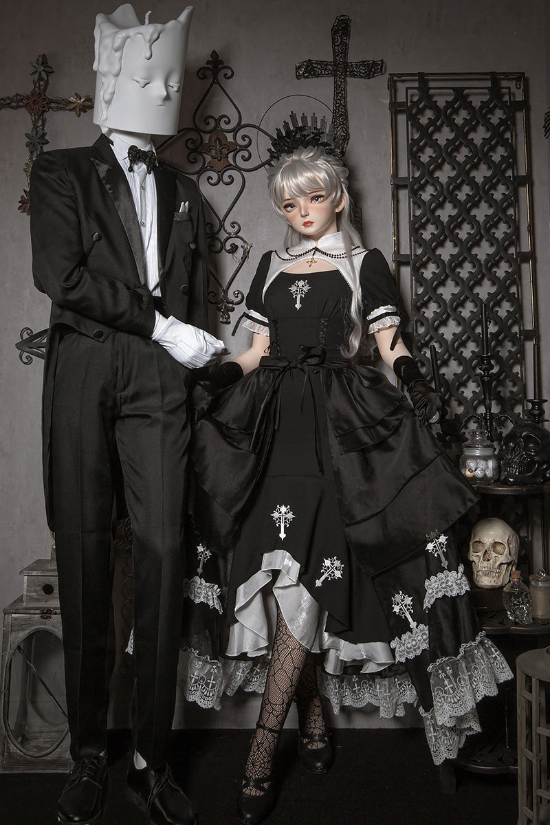 OP♥Ready to Ship♥Prayer of the Dead♥Gothic Lolita Dress
