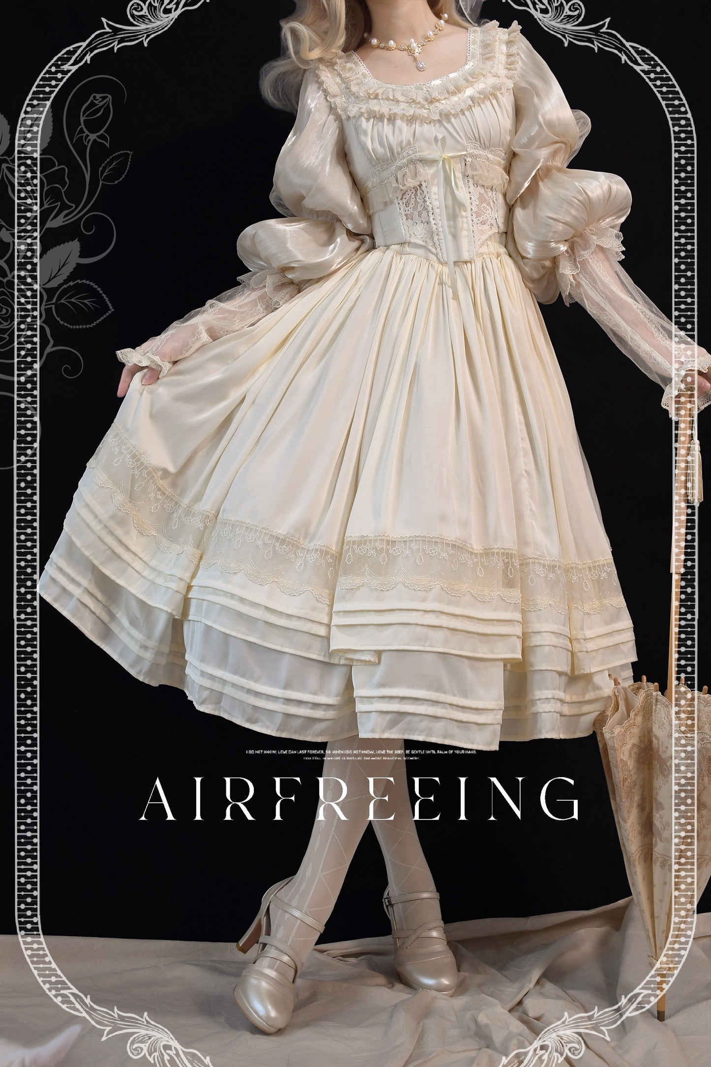 Vintage Long Sleeves Blouse by Airfreeing