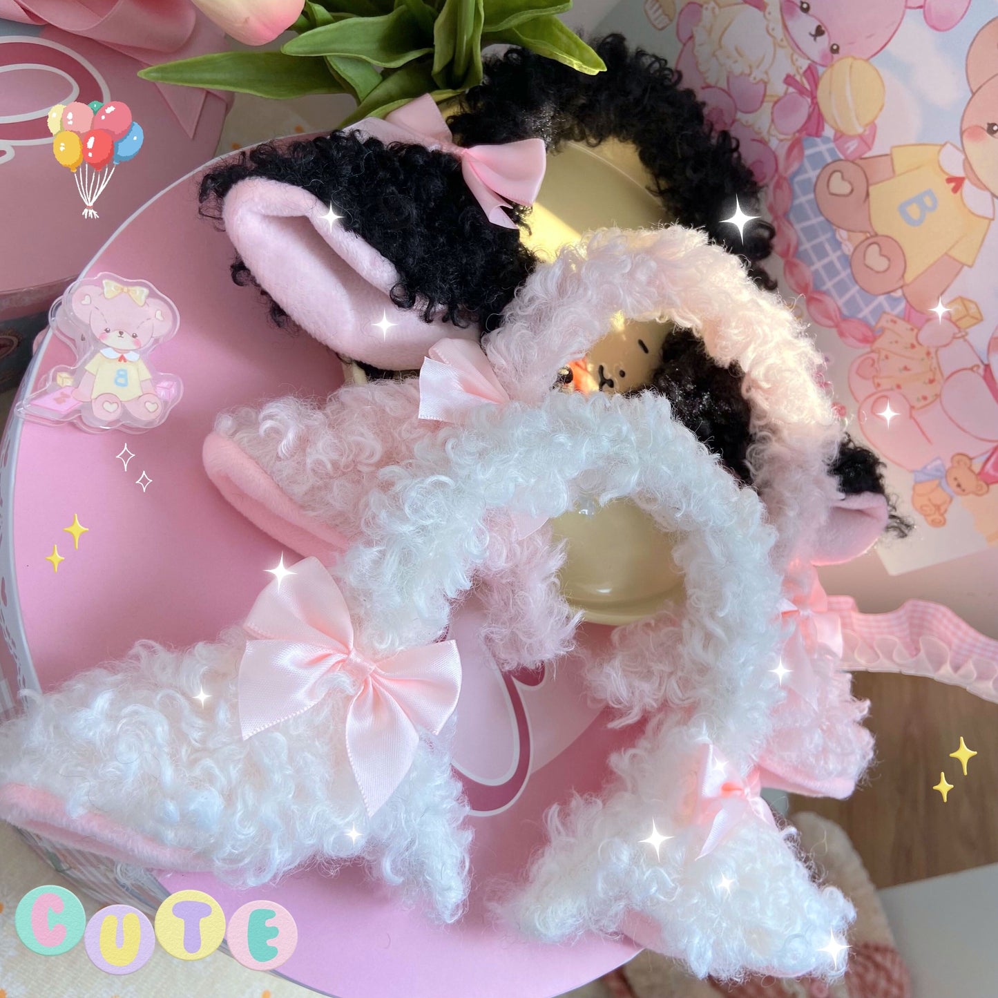 Handmade Sweet Sheep Shape Ears KC