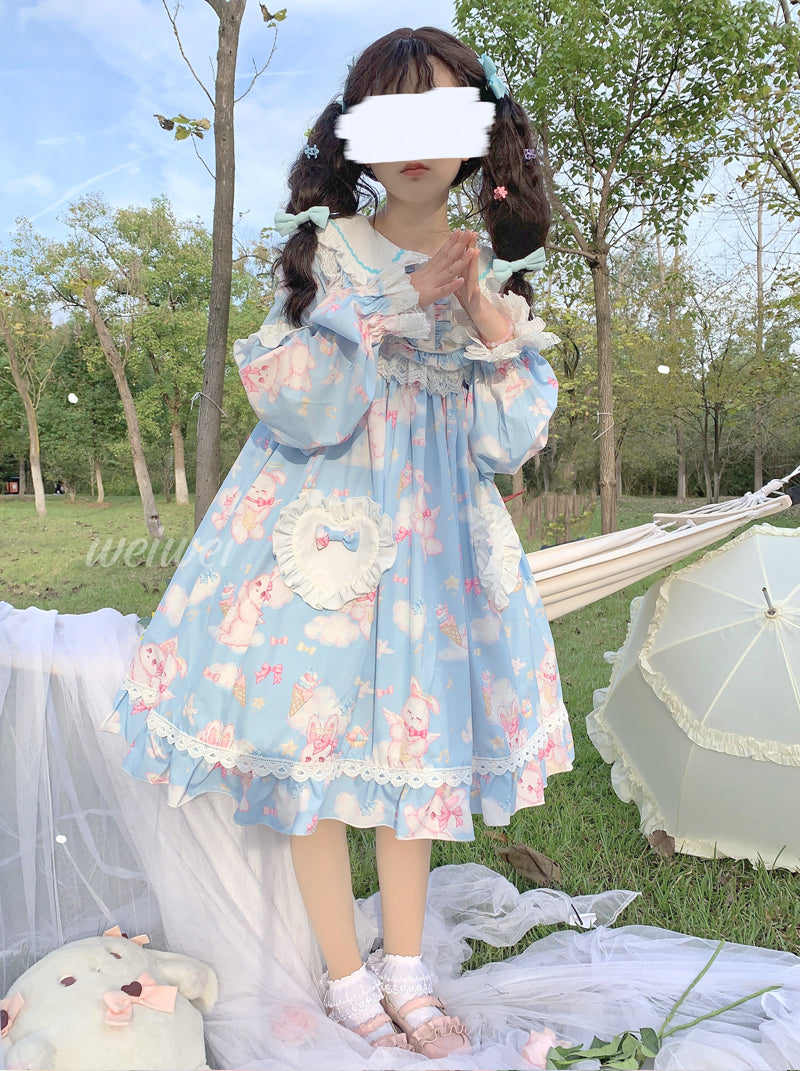 OP Dress♥Ready to Ship♥Cute Rabbit♥ Sweet Lolita Dress