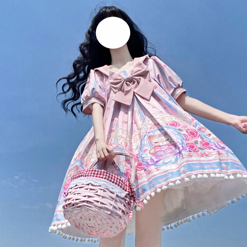 OP Dress♥Ready to Ship♥Sweet Bear Can♥ Sweet Lolita Dress