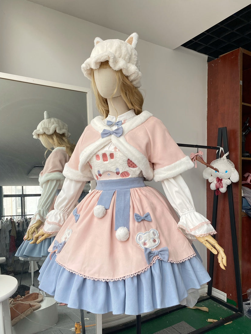 Winter JSK & Coats♥Pre-order 2 weeks♥Winter Sleeping Bear♥Sweet Lolita