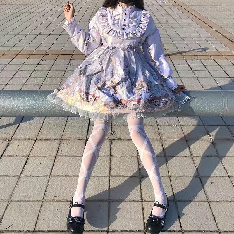 Bow Tie Silk Lolita Tights