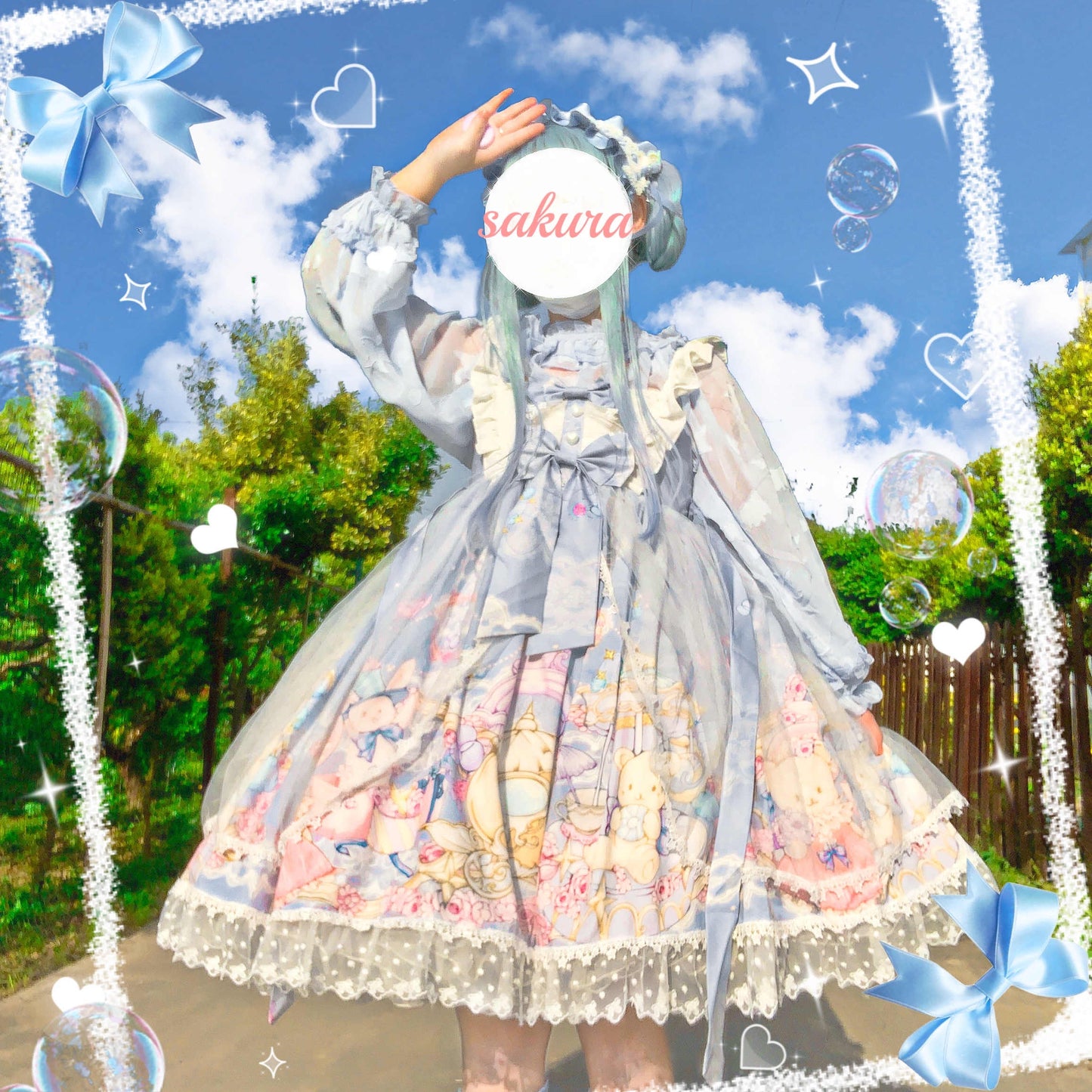 JSK Dress♥Ready to Ship♥Party Bear ♥ Sweet Lolita Dress