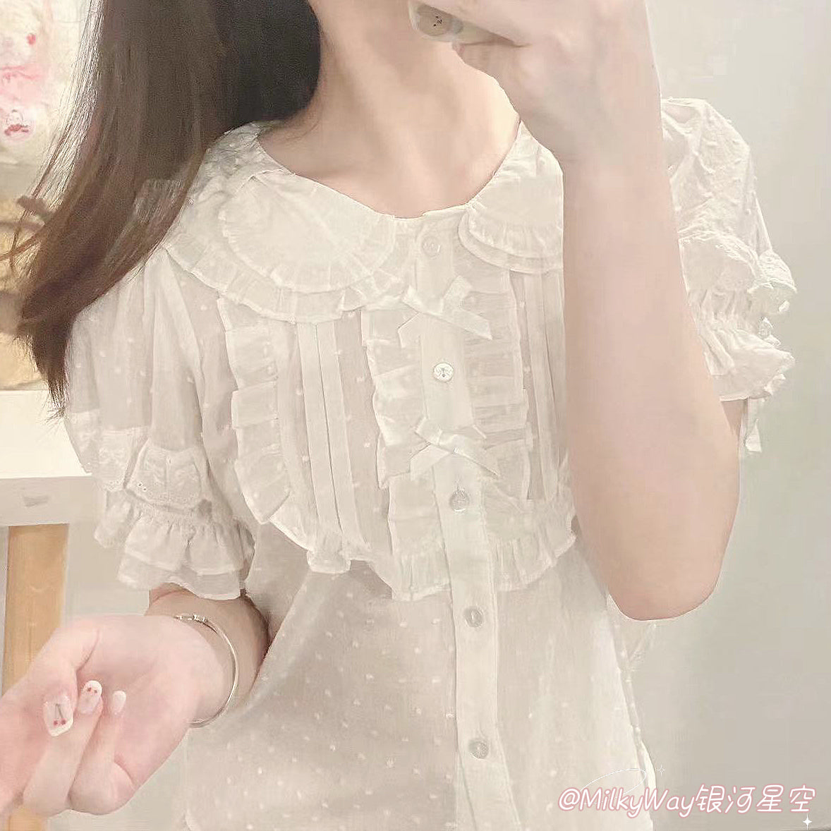 Peter Pan Collar Lolita Dress Blouse