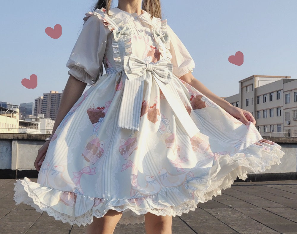 JSK♥ Ready to Ship ♥Gugu Dissert♥Sweet Lolita Dress
