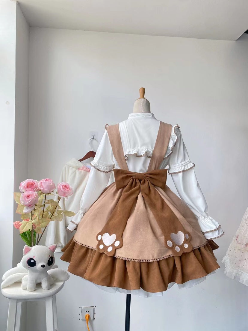 Winter JSK & Coats♥Pre-order 2 weeks♥Winter Sleeping Bear♥Sweet Lolita