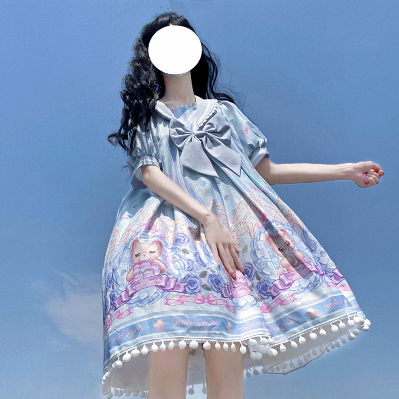 OP Dress♥Ready to Ship♥Sweet Bear Can♥ Sweet Lolita Dress